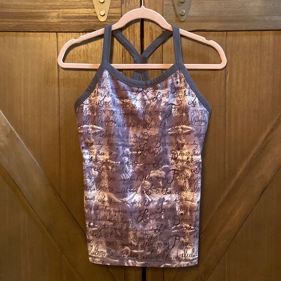 Lululemon🍋Power Y Tank UJJAYI Manifesto Mantra - Picture 1 of 5